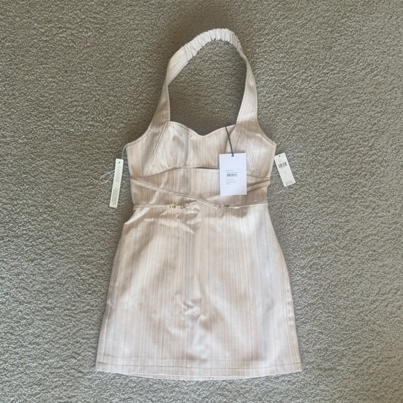 NEW Anthropologie Significant Other Lettie Apron Dress in Honey Sz 4 SOLD OUT - Picture 5 of 7